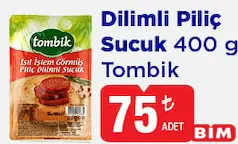 TOMBİK DİLİMLİ PİLİÇ SUCUK 400 G